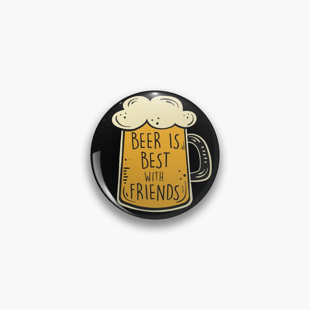 Discover Beer is best with friends Pin