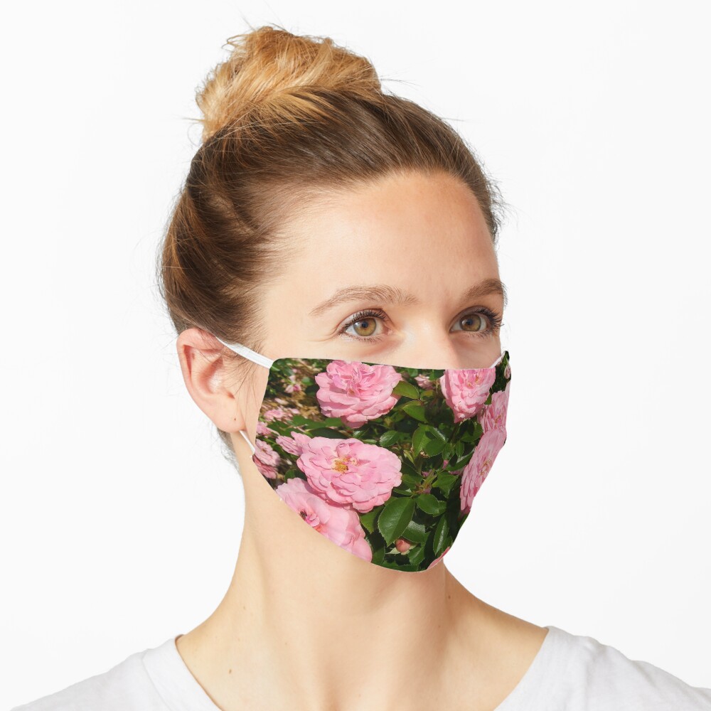 'Pink Roses in the Sun' Mask by Craftdrawer