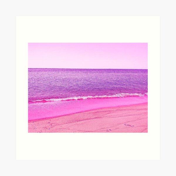 Pink Sea Art Print