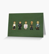 Die Hards Greeting Card