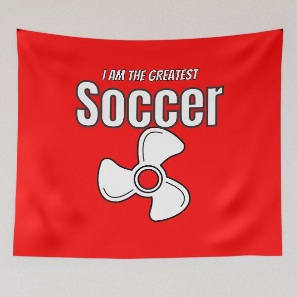 Item preview, I am the greatest Soccer fan designed and sold by FabSpark.