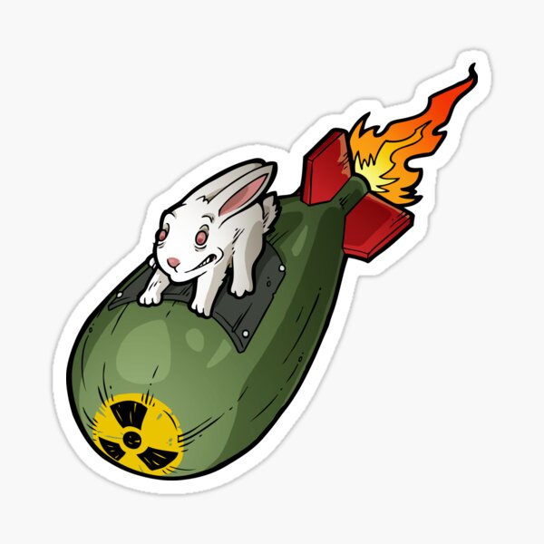 Rocket Bunny Sticker