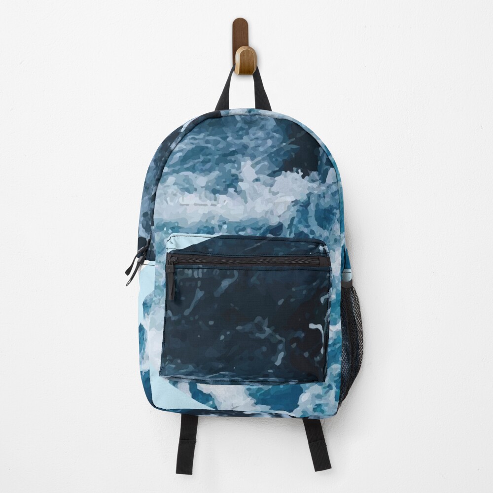 Wave Aesthetic Backpack