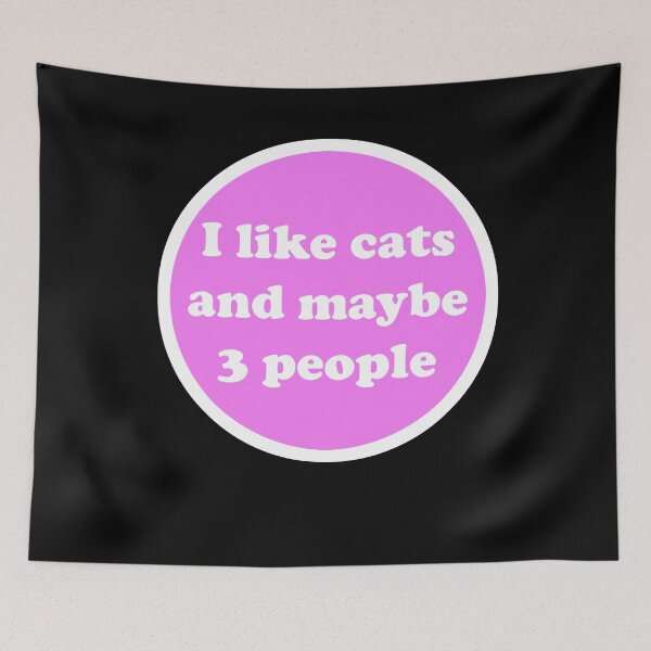 Item preview, I like cats and maybe 3 people designed and sold by goodvibes1703.