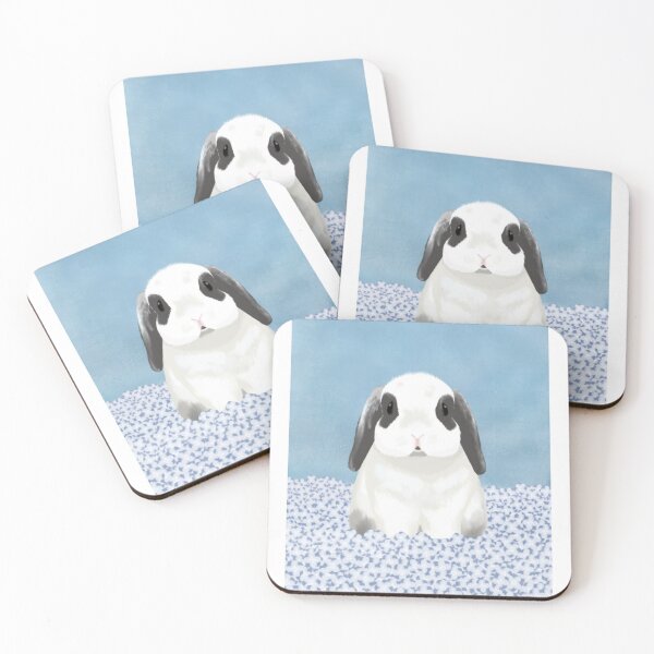 Item preview, Bunny in Flower Field designed and sold by KobiusDesigns.