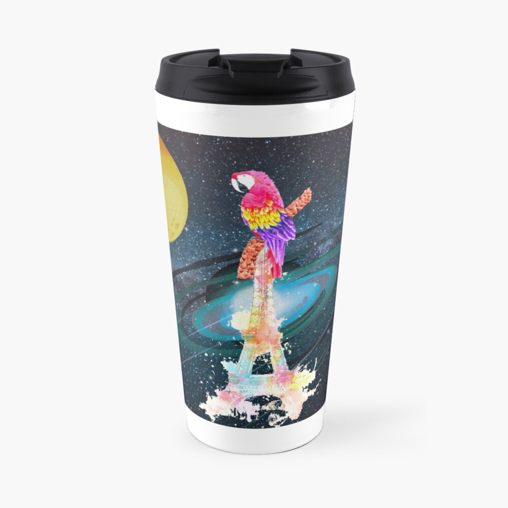 Paris Space Bird Travel Mug