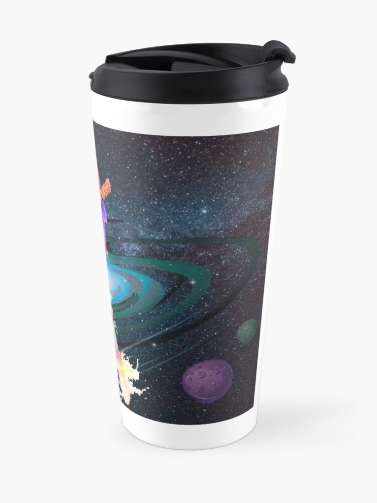 Alternate view of Paris Space Bird Travel Mug
