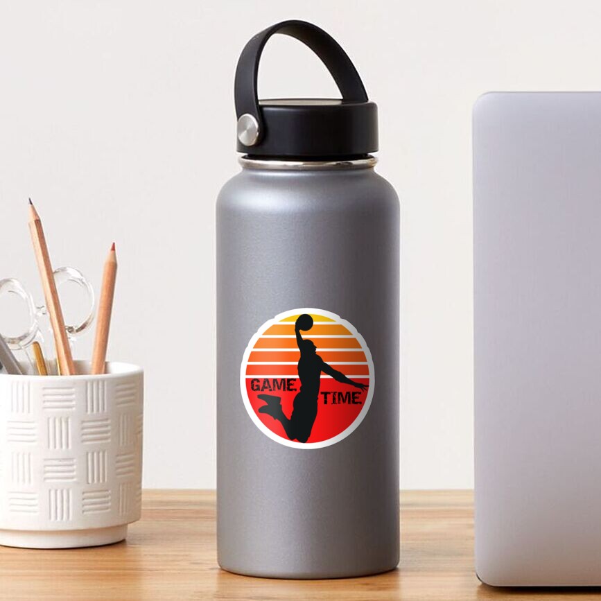 Basketball, Game Time Basketball, Basketball Gift Sticker