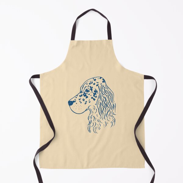 Item preview, English Setter (Beige and Navy) designed and sold by illucalliart.