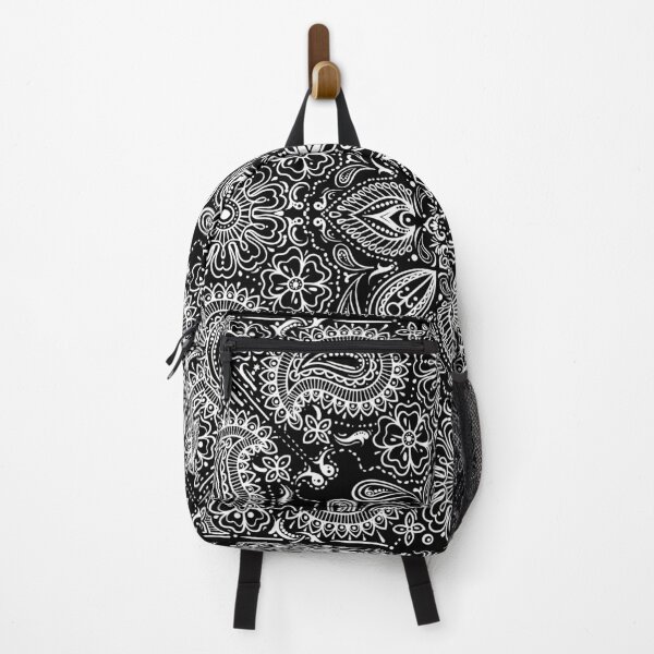 Black 2024 bandana backpack