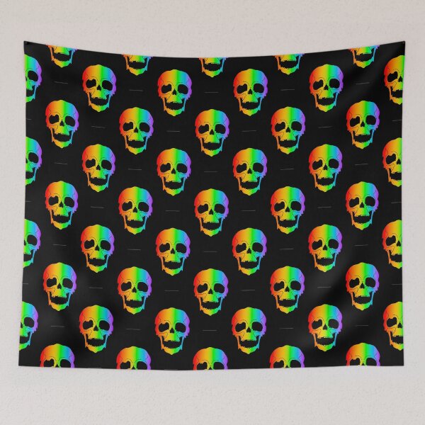 Item preview, Rainbow Skull designed and sold by xXcapricornusXx.