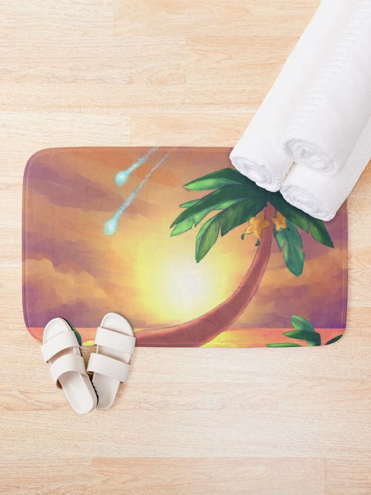 Thumbnail 2 of 6, Bath Mat, Kingdom Hearts Paopu Tree Destiny Islands designed and sold by kaitlynmize.