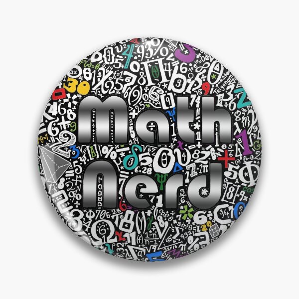 Item preview, Math Nerd in White by Bobbie Berendson W designed and sold by Metallic Visions.