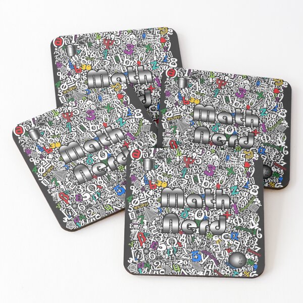 Item preview, Math Nerd in White by Bobbie Berendson W designed and sold by Metallic Visions.