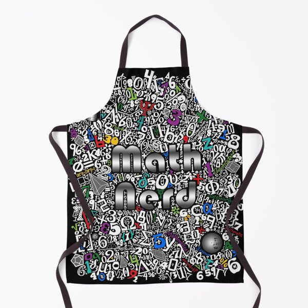 Item preview, Math Nerd in White by Bobbie Berendson W designed and sold by Metallic Visions.