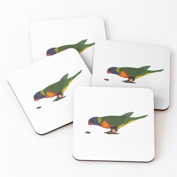 Item preview, Rainbow lorikeet australian parrot designed and sold by KikasArt.