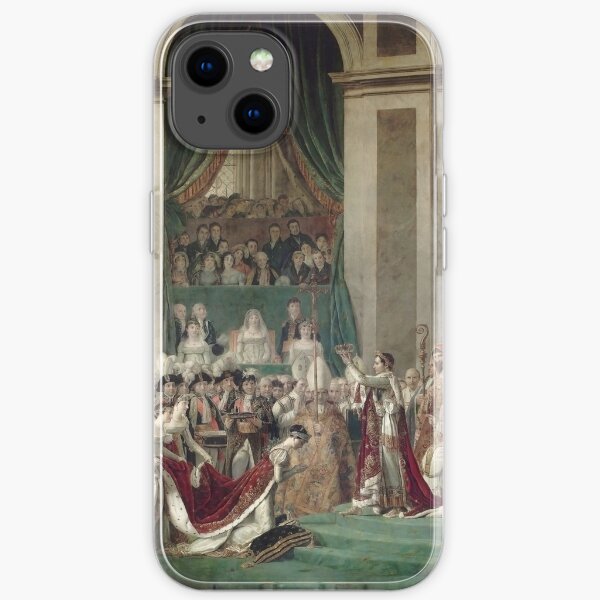 The Coronation of Napoleon and Josephine - Jacques-Louis David iPhone Soft Case