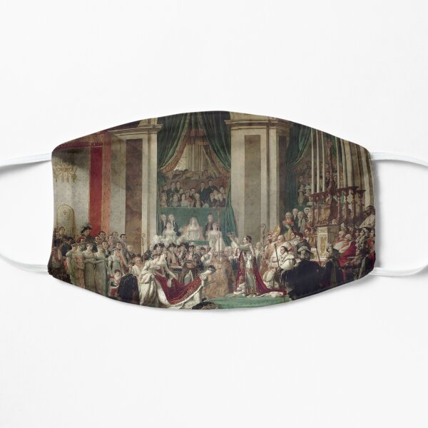 The Coronation of Napoleon and Josephine - Jacques-Louis David Flat Mask