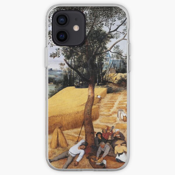 The Harvesters (1565) by Pieter Bruegel the Elder iPhone Soft Case