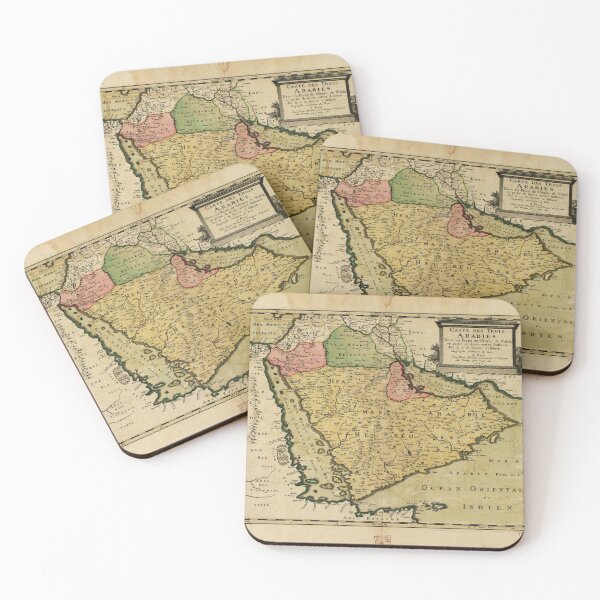 Item preview, Arabian Peninsula Map (1654) designed and sold by allhistory.