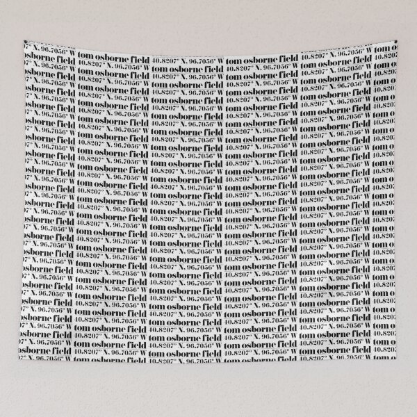 Item preview, Tom Osborne Field Coordinates designed and sold by katiemahar.
