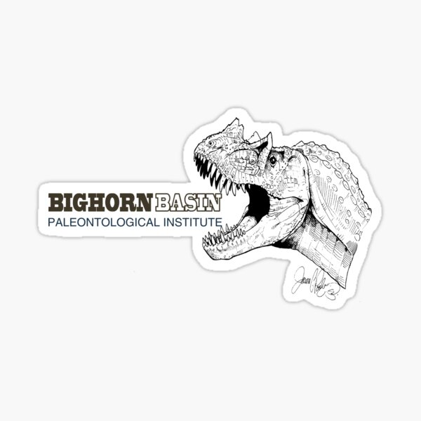Hungry Ceratosaurus! by Jason C. Poole Sticker