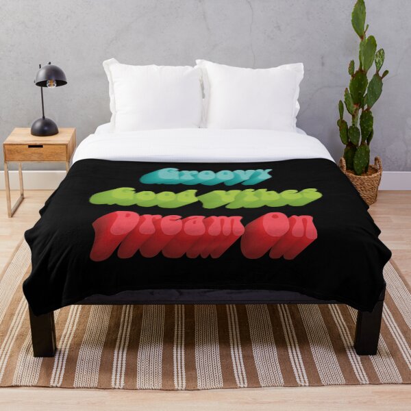 Item preview, 70s Sayings 3d Typography - Groovy, Good Vibes, Dream On designed and sold by DoodleBugDigits.