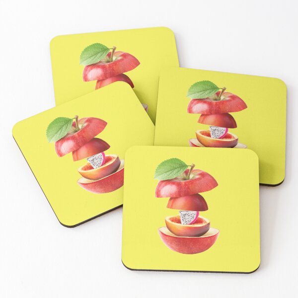Item preview, Apple Peach Dragon Fruit Gifts Vegetarian designed and sold by betternotes.