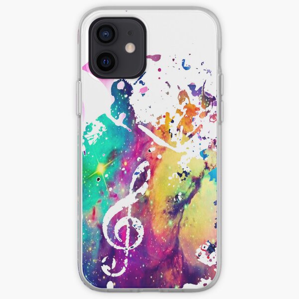 Music Galaxy Case iPhone Soft Case