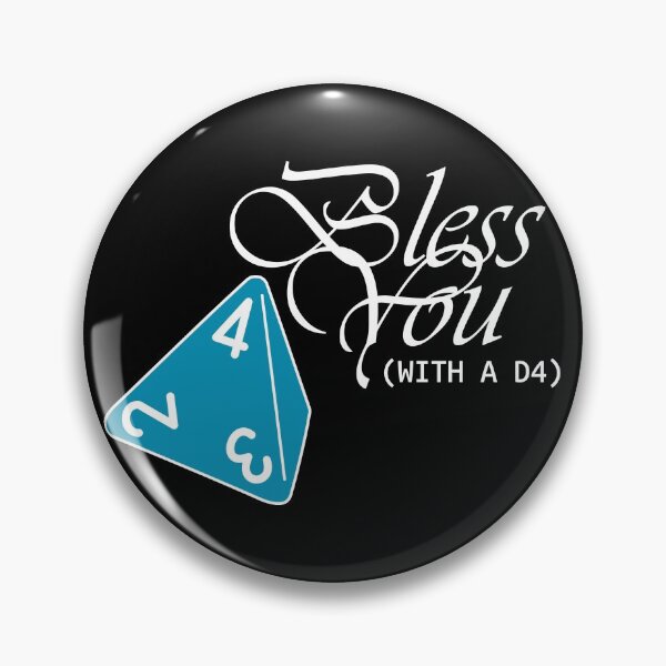 Item preview, Bless You with a D4 designed and sold by UEAGeekSoc.