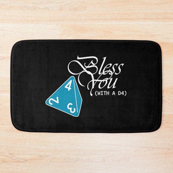Item preview, Bless You with a D4 designed and sold by UEAGeekSoc.