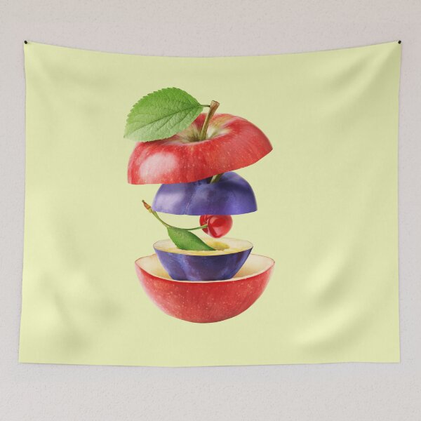 Artikelvorschau, Apple Plum Cherry Gifts Vegetarian entworfen und verkauft von betternotes.