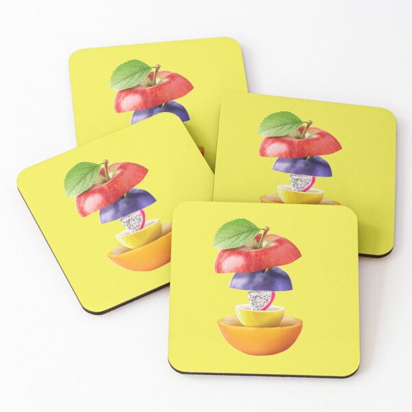 Artikelvorschau, Apple Plum Dragon Fruit Lemon Orange Gifts Vegetarian entworfen und verkauft von betternotes.