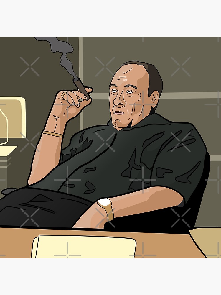 Disover The Sopranos - Tony Soprano/James Gandolfini Premium Matte Vertical Poster