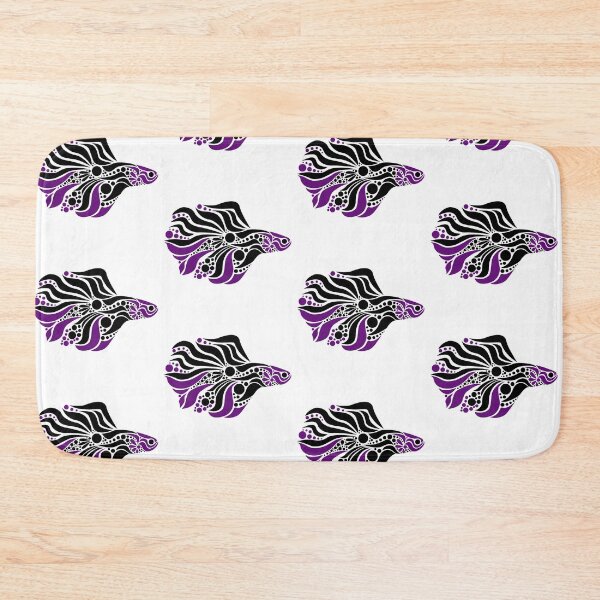 Item preview, Betta Fish - Purple and Black designed and sold by arturekdesign.