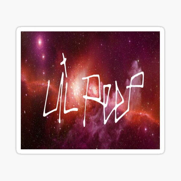 Lil Peep Top Stickers Redbubble - blue space nebula skybox roblox