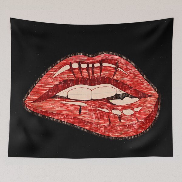 Item preview, Biting lip designed and sold by Monkey204.