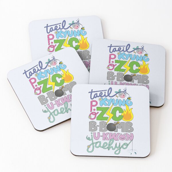 Item preview, Block B's cute names. designed and sold by Duckiechan.