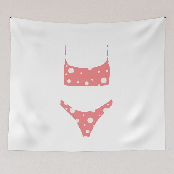 Item preview, patterned pink bikini designed and sold by keeganemma.