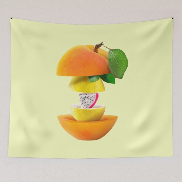 Item preview, Apricot Lemon Dragon Fruit Gifts Vegetarian designed and sold by betternotes.
