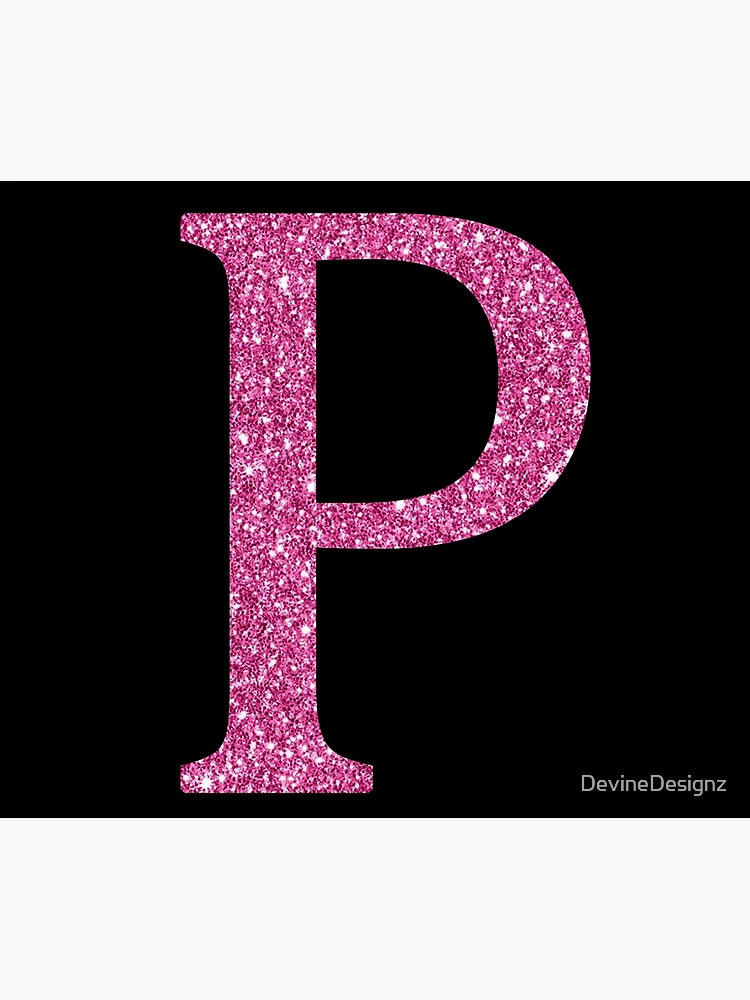 Pink glitter alphabet letter pack Photographic Print for Sale by  ArkPrintDesign