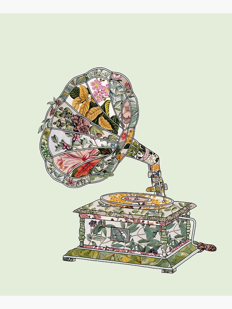 Seeing Sound Vintage Botanical by BiancaGreen