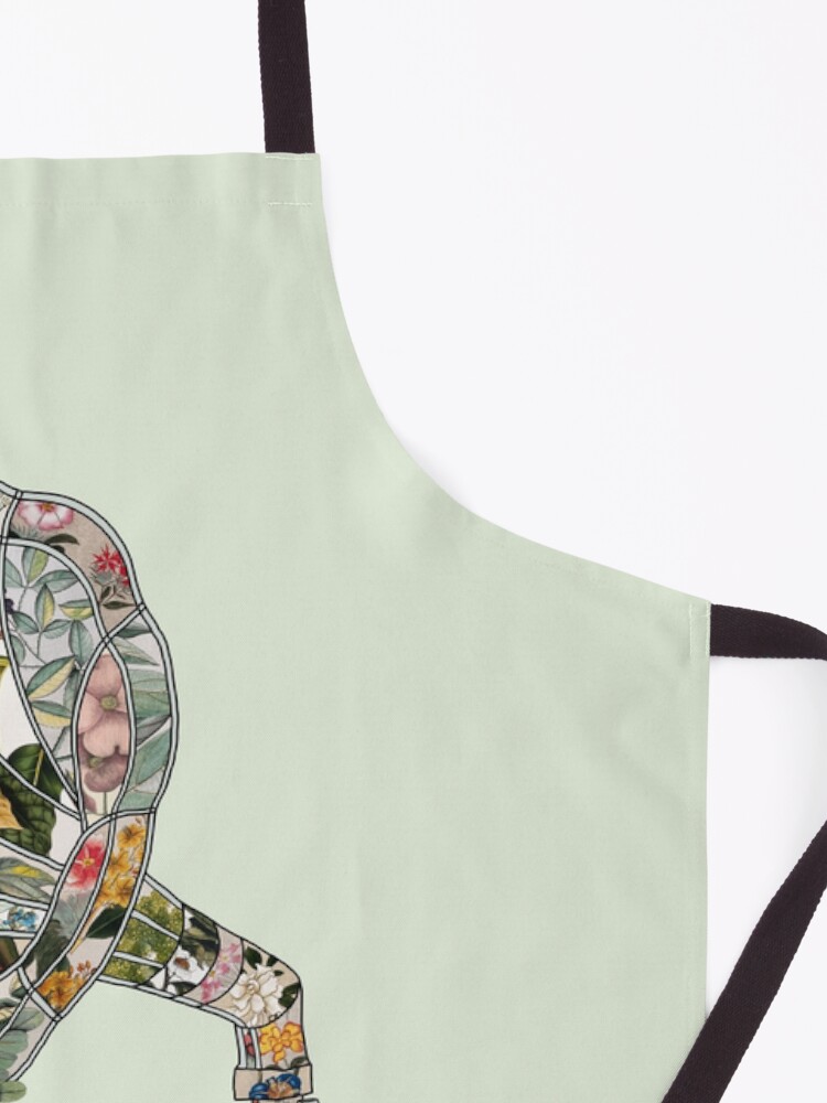 Alternate view of Seeing Sound Vintage Botanical Apron
