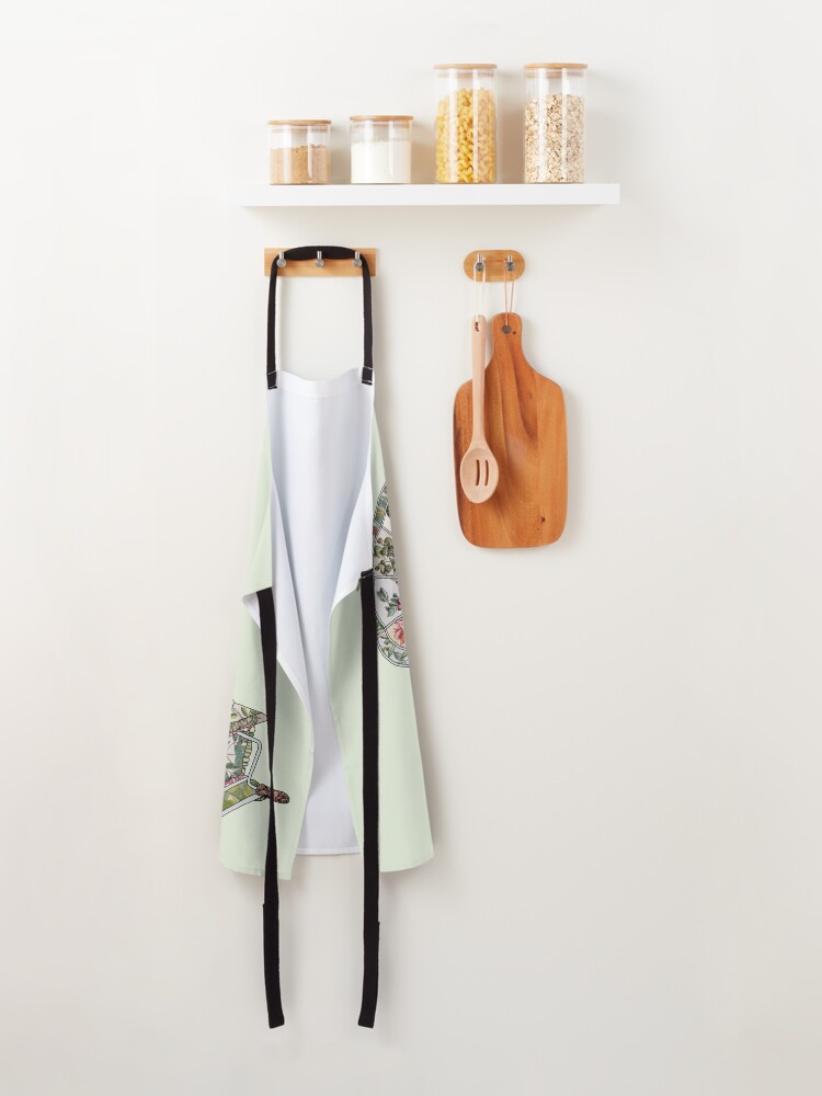 Alternate view of Seeing Sound Vintage Botanical Apron
