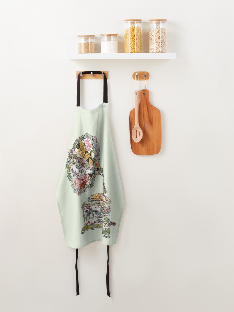 Alternate view of Seeing Sound Vintage Botanical Apron