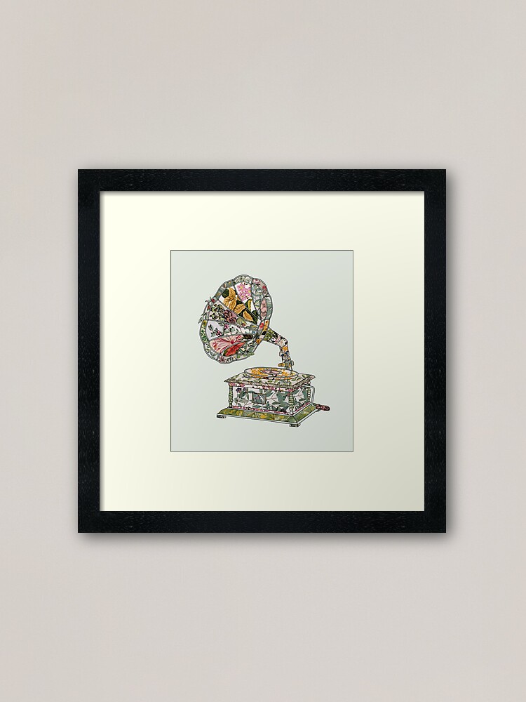 Alternate view of Seeing Sound Vintage Botanical Framed Art Print