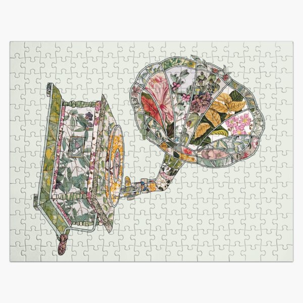Seeing Sound Vintage Botanical Jigsaw Puzzle