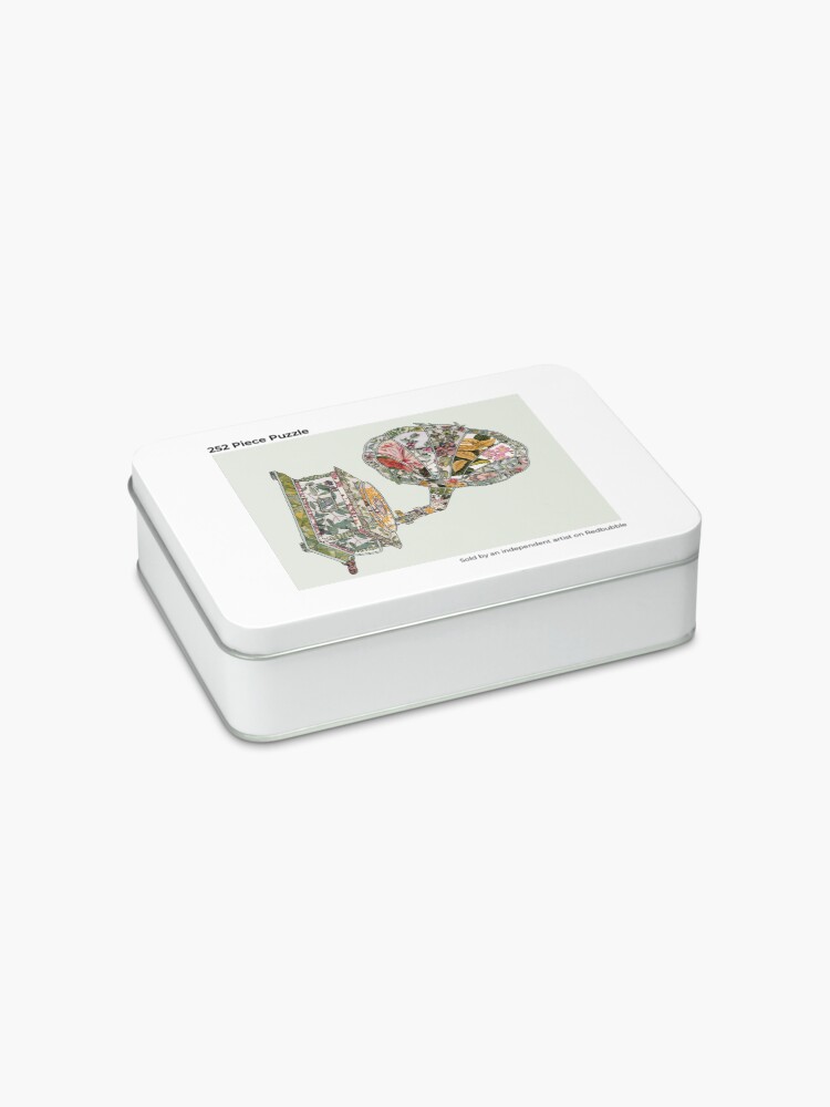 Alternate view of Seeing Sound Vintage Botanical Jigsaw Puzzle