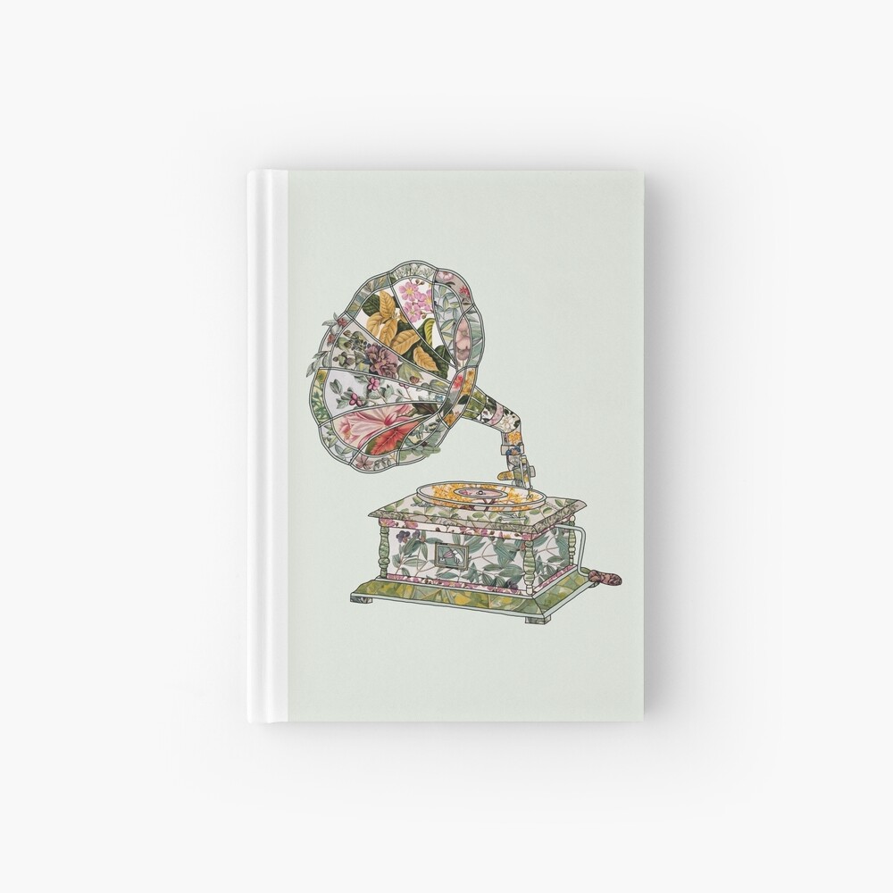 Seeing Sound Vintage Botanical Hardcover Journal