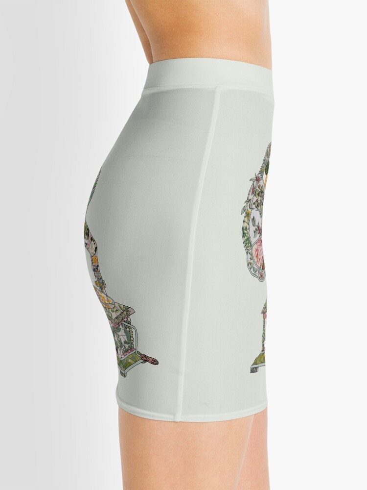 Alternate view of Seeing Sound Vintage Botanical Mini Skirt